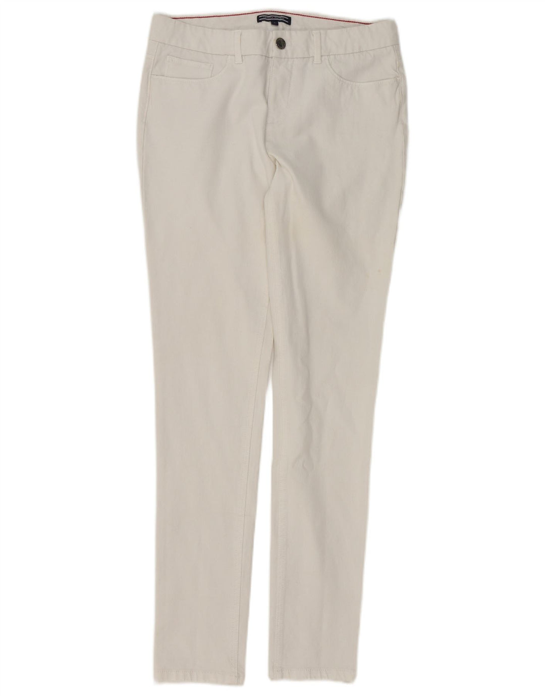 TOMMY HILFIGER Jean skinny pour femme US 6 Medium W28 L30 Coton blanc