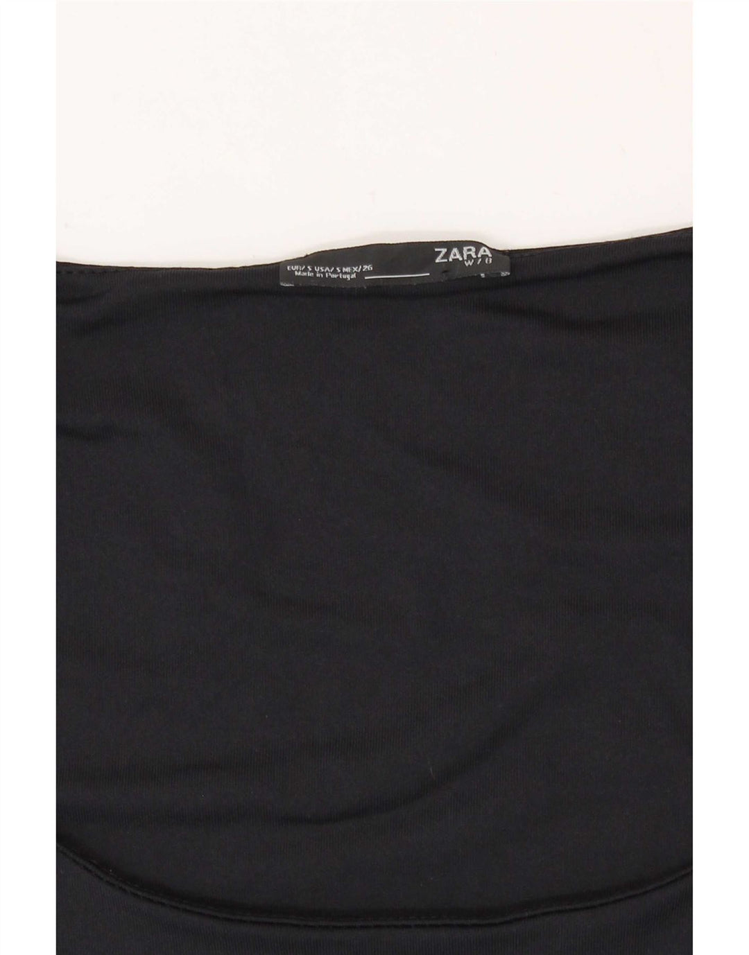 Zara Débardeur sans manches pour femme UK 8 Small Bleu marine
