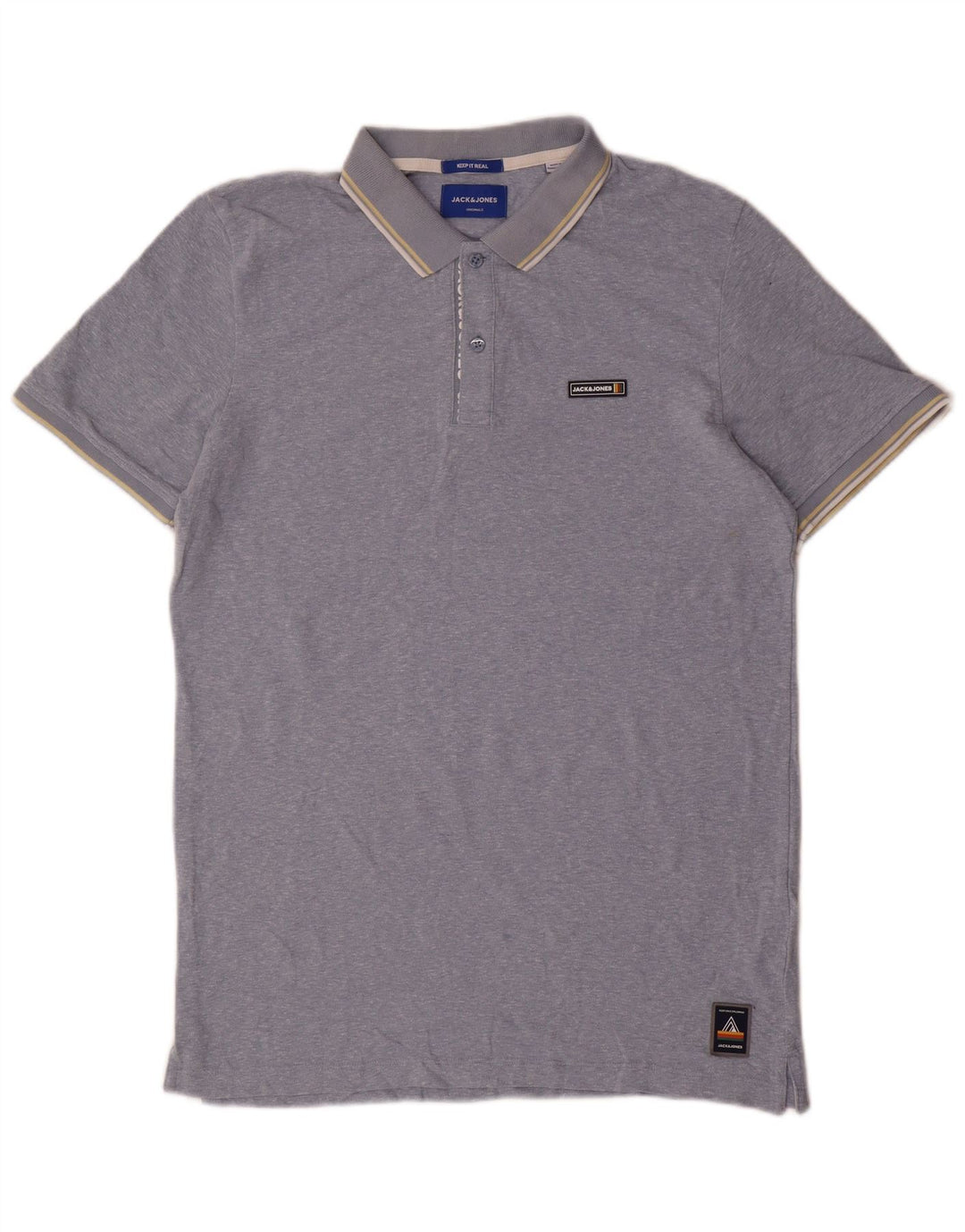 Jack & Jones Polo Homme Grand Bleu Polyester