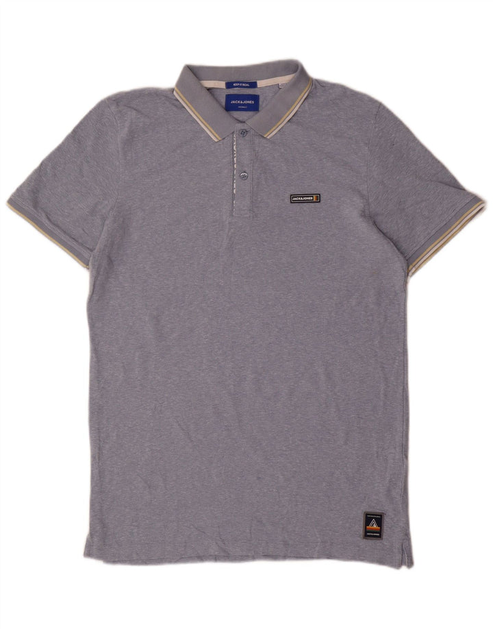 Jack & Jones Polo Homme Grand Bleu Polyester