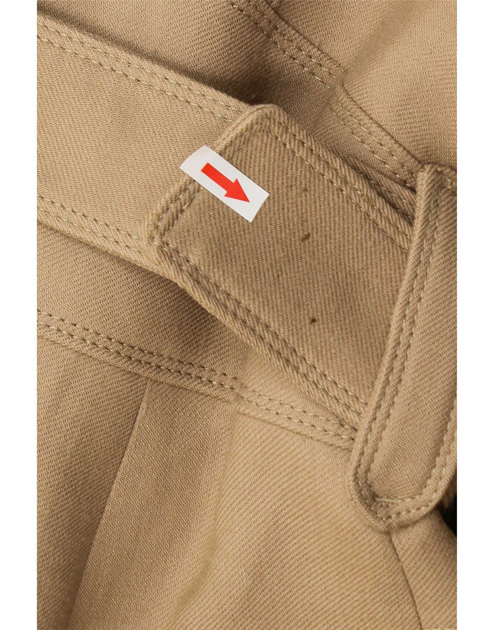 Zara Femme Pardessus UK 14 Grande Laine Beige