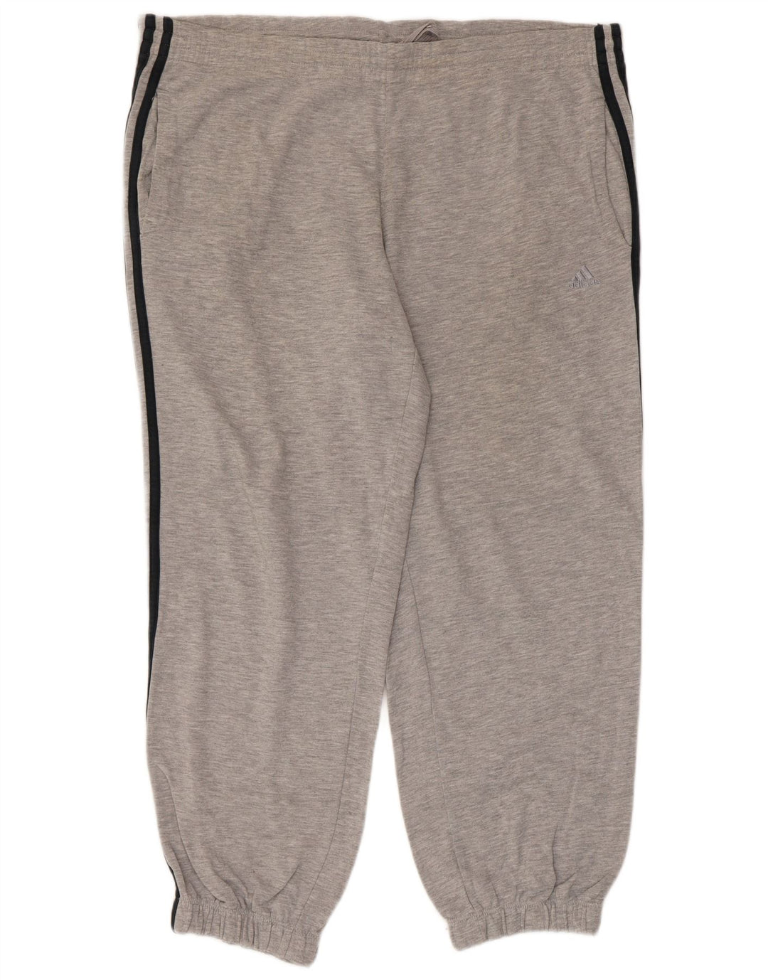 Adidas Pantalon de survêtement pour homme en coton gris Taille L