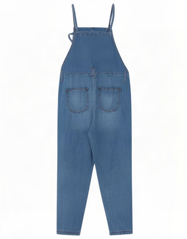 Combinaison en jean White Stuff pour femme UK 14 Large W36 L26 Coton bleu