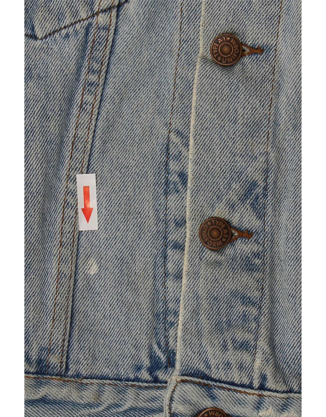 Veste en jean uniforme garçon 7-8 ans coton bleu