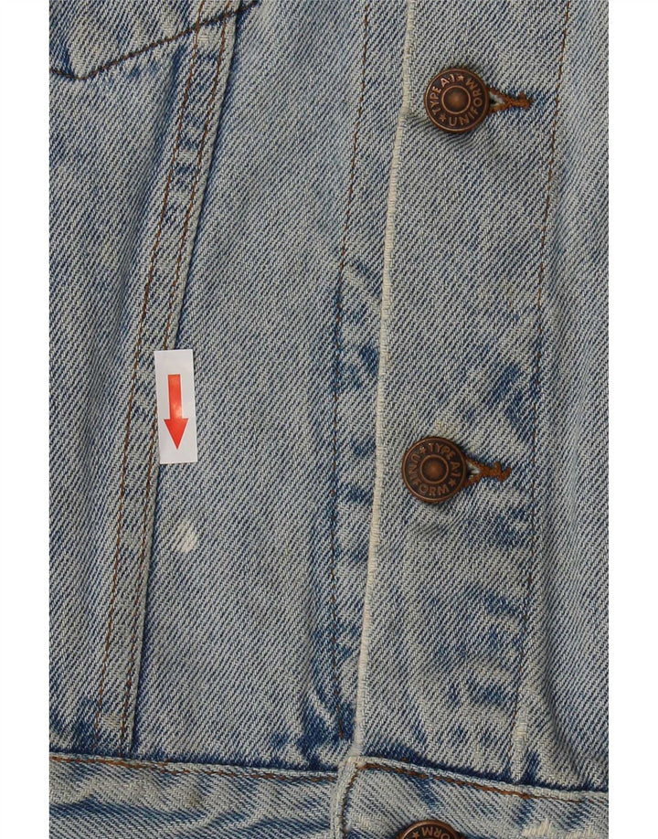 Veste en jean uniforme garçon 7-8 ans coton bleu