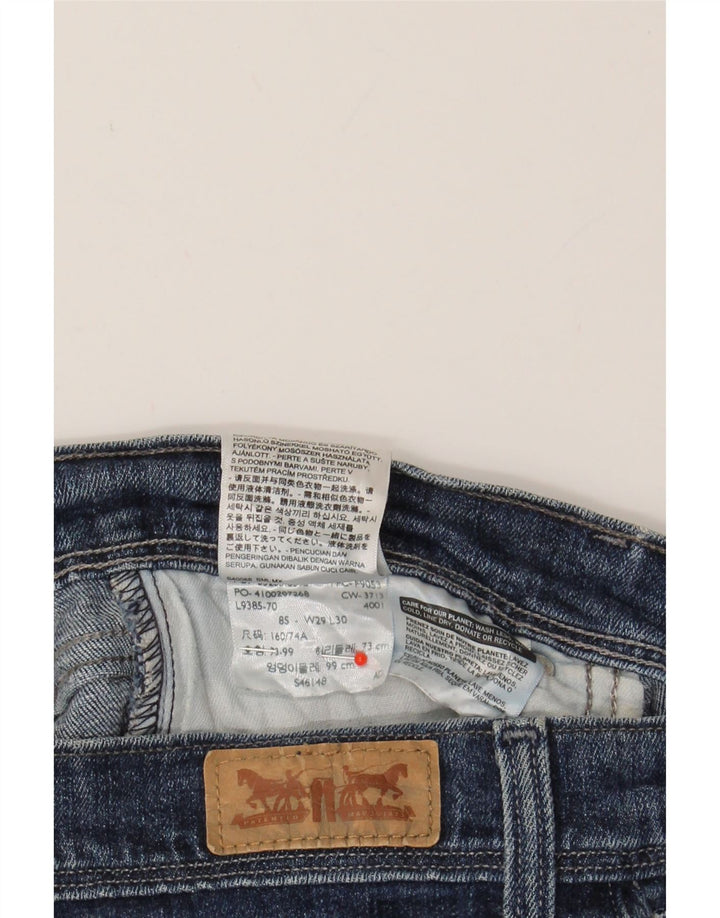 LEVI'S Womens 515 Denim Shorts W29 Medium Navy Blue Cotton Vintage Levi's and Second-Hand Levi's from Messina Hembry 
