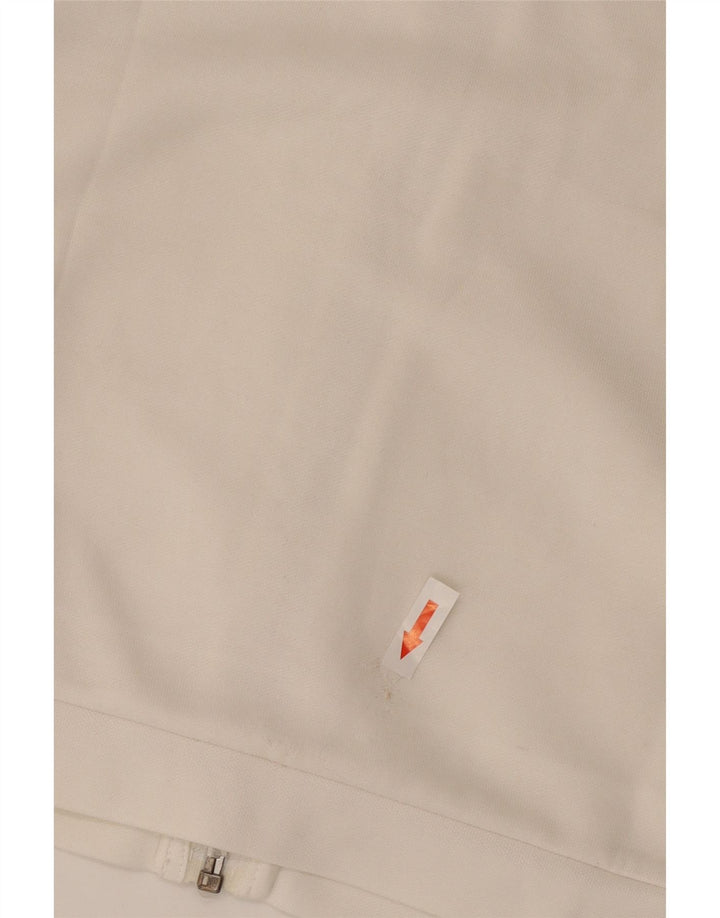 Puma Veste de survêtement surdimensionnée pour femme UK 10 Petit Blanc Polyester