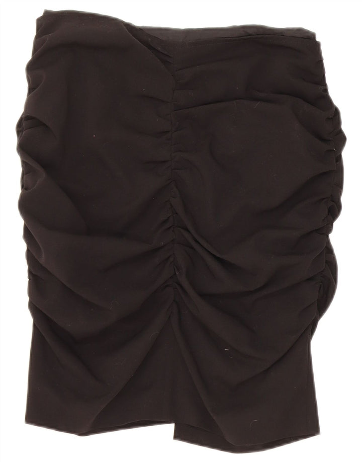 Germano Zama Jupe crayon femme Small W28 Noir Polyester