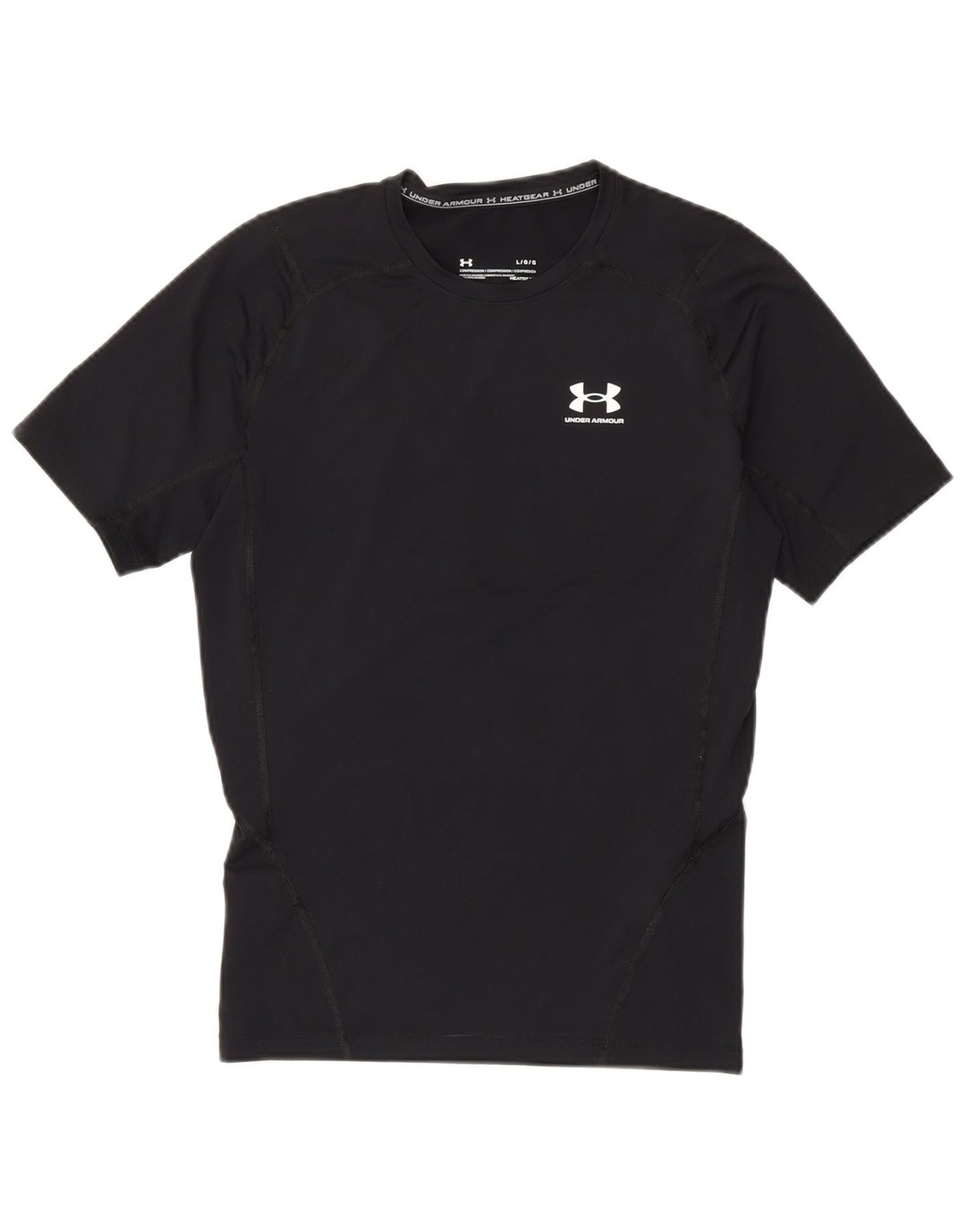 Under Armour Heat Gear T-Shirt Haut Homme Noir Polyester