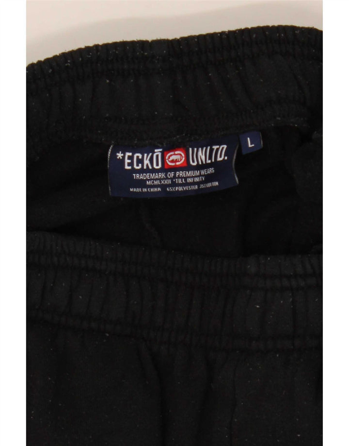 Ecko Unltd Pantalon de survêtement graphique pour homme Taille L Noir