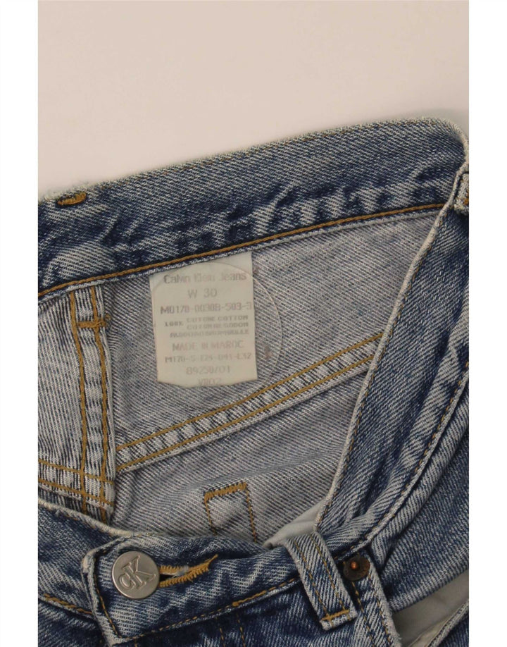 Calvin Klein Jean droit W30 L29 homme bleu coton
