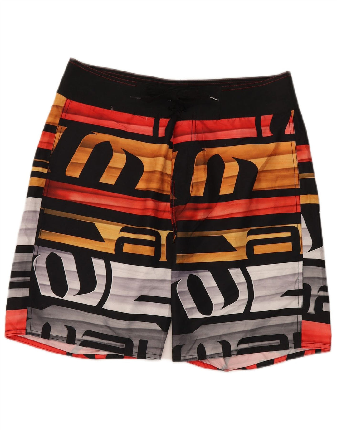 ANIMAL Short de Bain Graphique Homme Grand Polyester Rayé Multicolore