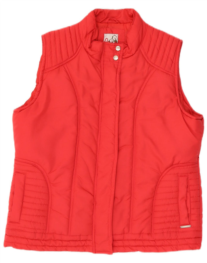 Paco Femme Gilet Rembourré UK 16 Grand Rouge Polyester