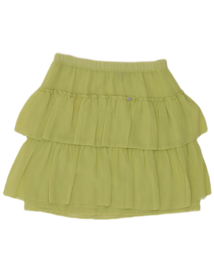 Denny Rose Jupe à volants pour femme IT 42 Medium W28 Vert