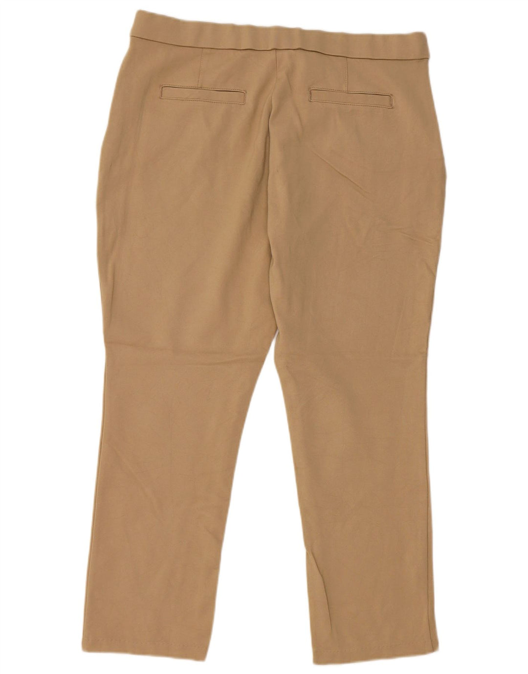 LEE Pantalon court slim pour femme US 14 XL W36 L25 Rayonne Beige