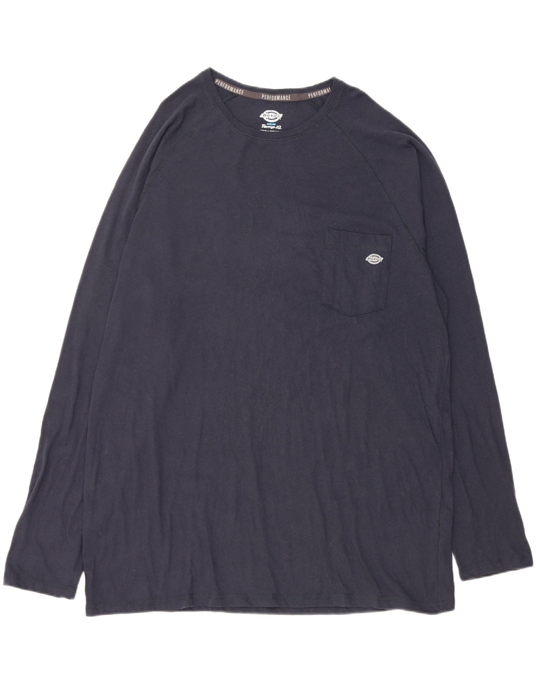 Dickies Haut haut à manches longues pour homme en coton bleu marine 2XL