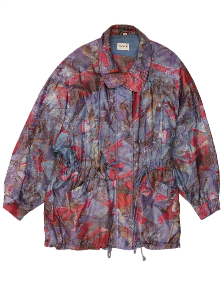 Veste coupe-vent femme vintage EU 40/42 Grand Multicolore
