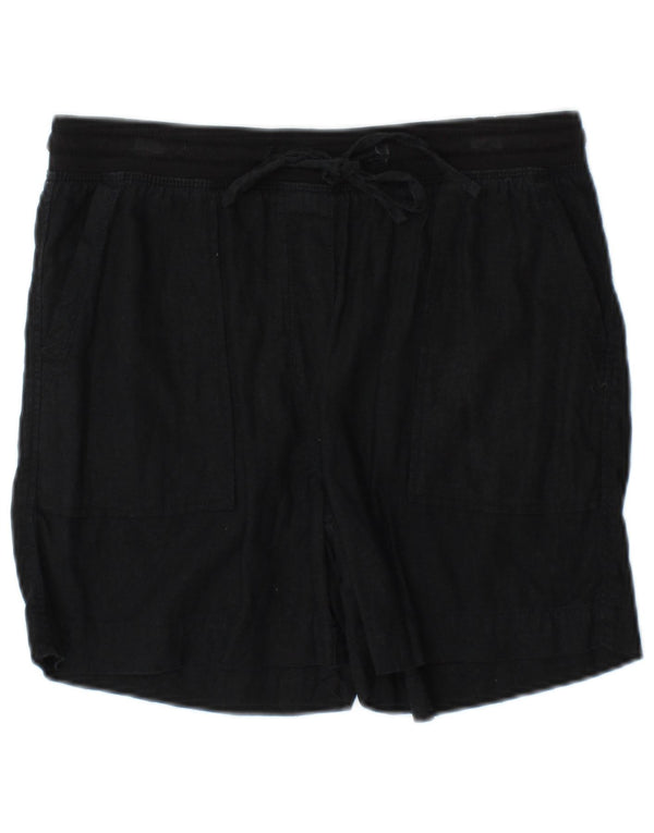 Marks & Spencer Short chino pour femme UK 10 Small W32 Lin noir