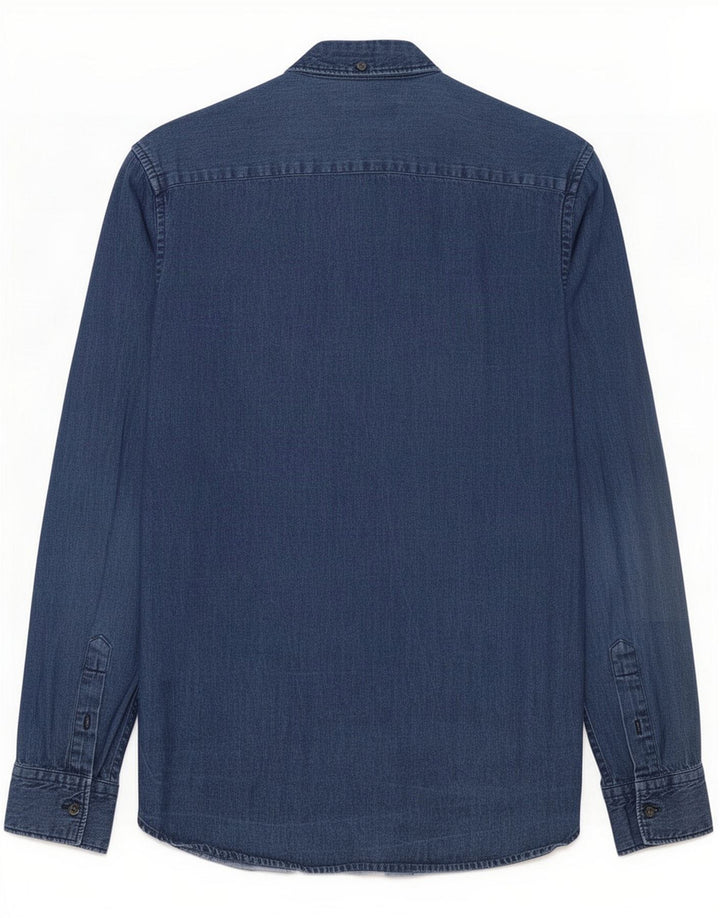 Chemise homme French Connection Small Bleu Coton