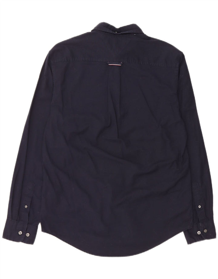 Tommy Hilfiger Chemise Homme Bleu Marine Moyen Coton
