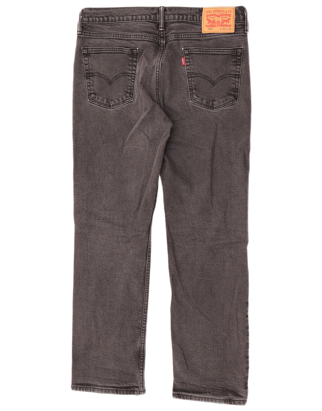 Levi's Jean Droit 514 Homme Gris W33 L30 Coton