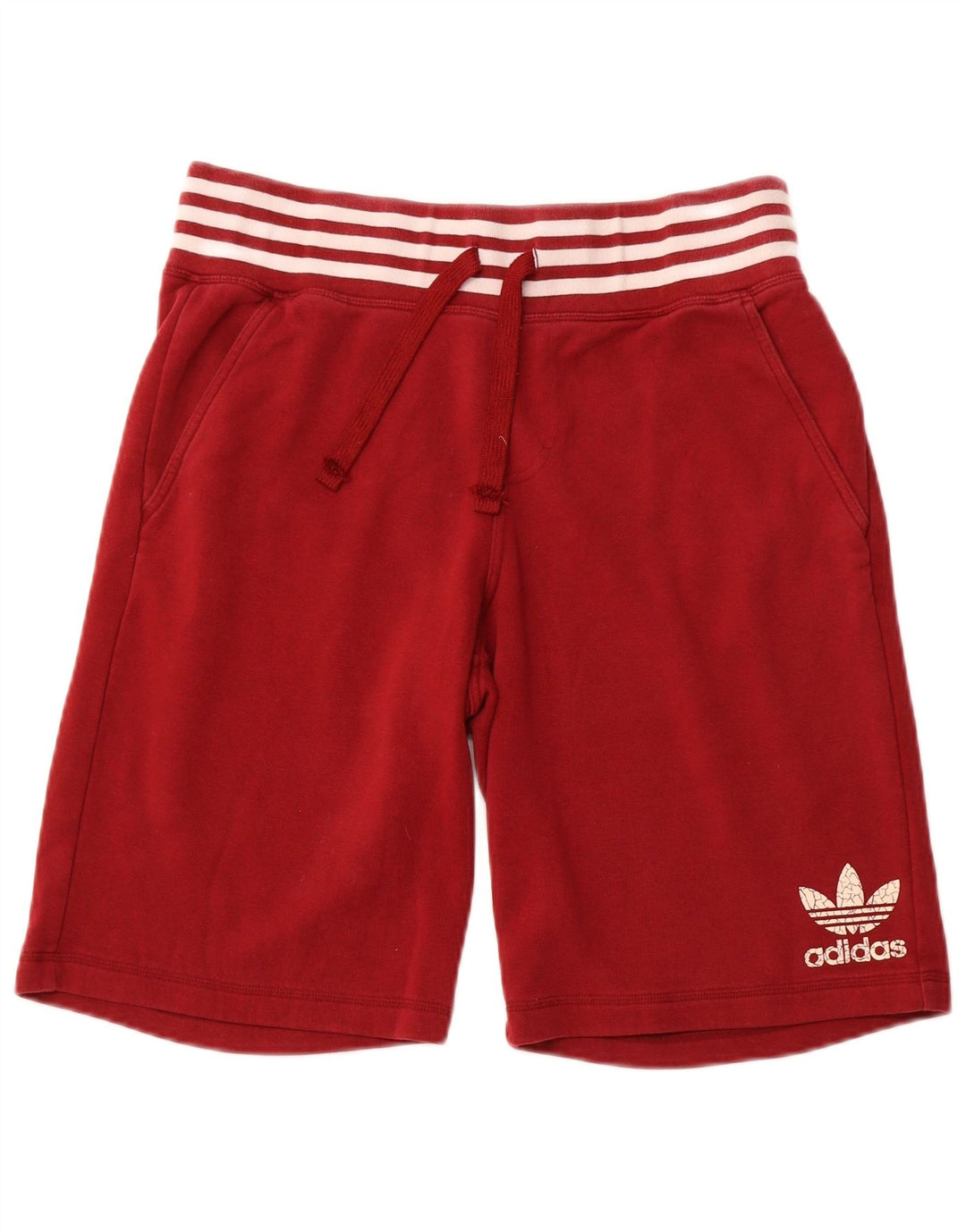ADIDAS Short de sport pour hommes, grand coton rouge
