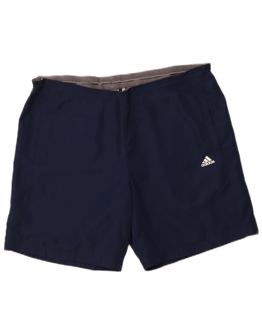ADIDAS Short de sport Climalite pour hommes, grand, bleu marine, polyester