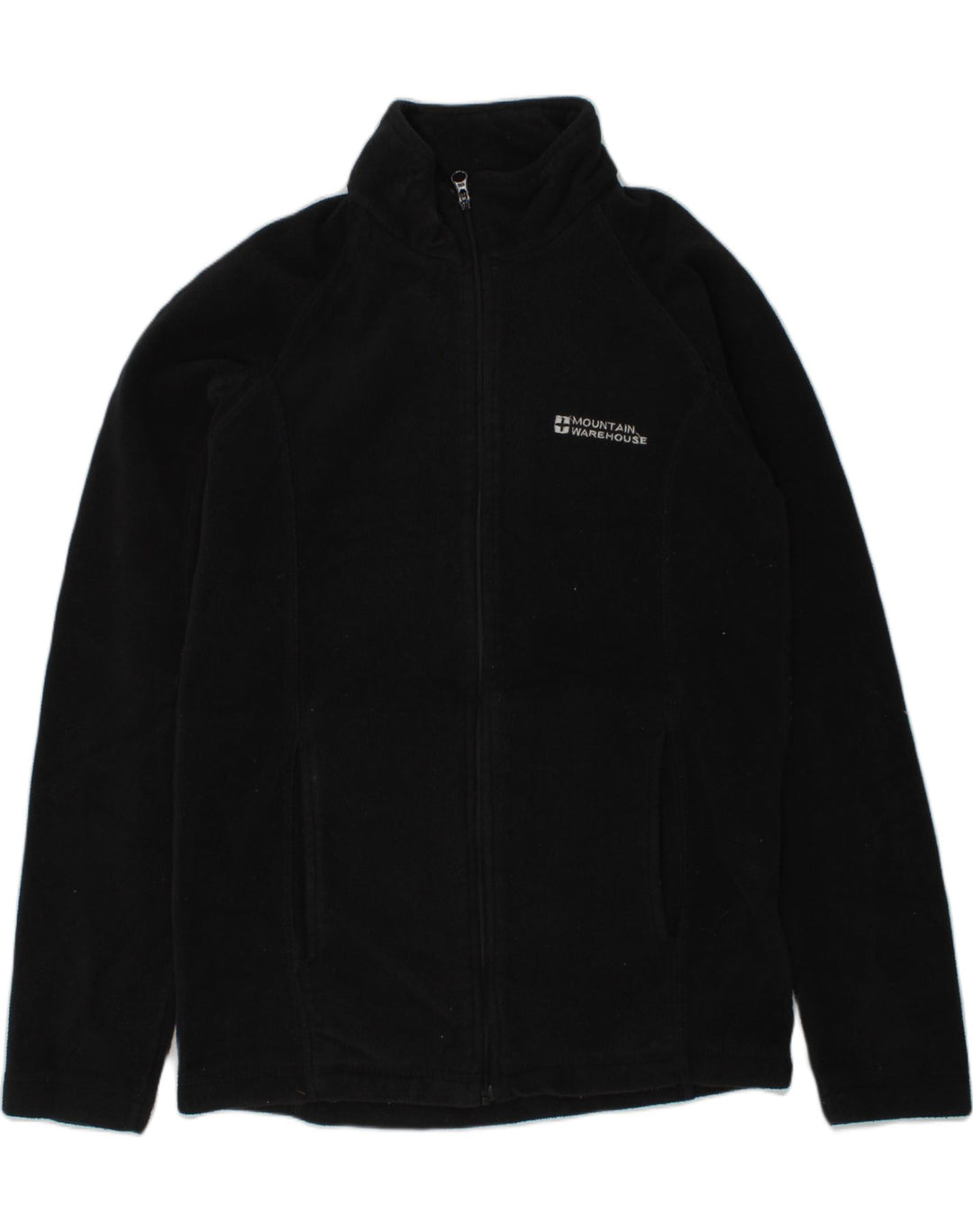 MOUNTAIN WAREHOUSE Boys Fleece Jacket 11-12 Years Black Polyester | Vintage Mountain Warehouse | Thrift | Second-Hand Mountain Warehouse | Used Clothing | Messina Hembry 