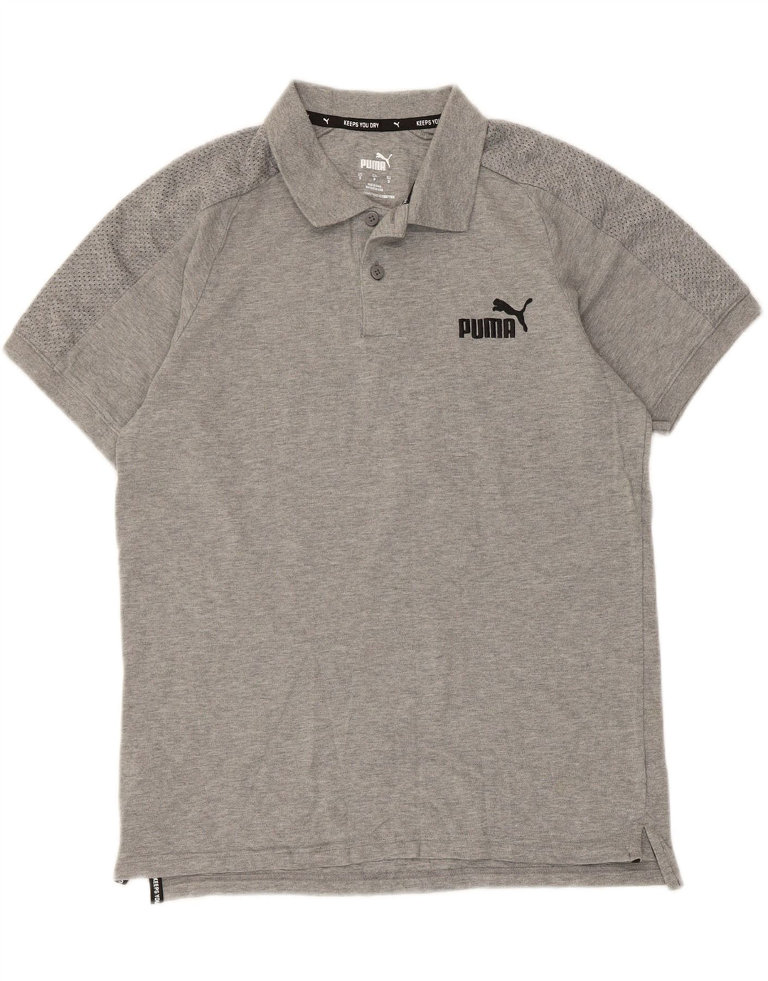 Puma Polo Homme Petit Gris Moucheté