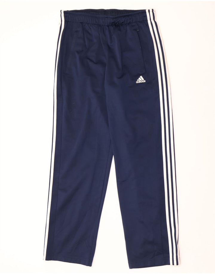 Adidas Pantalon de survêtement Climalite pour homme Large Bleu marine Polyester