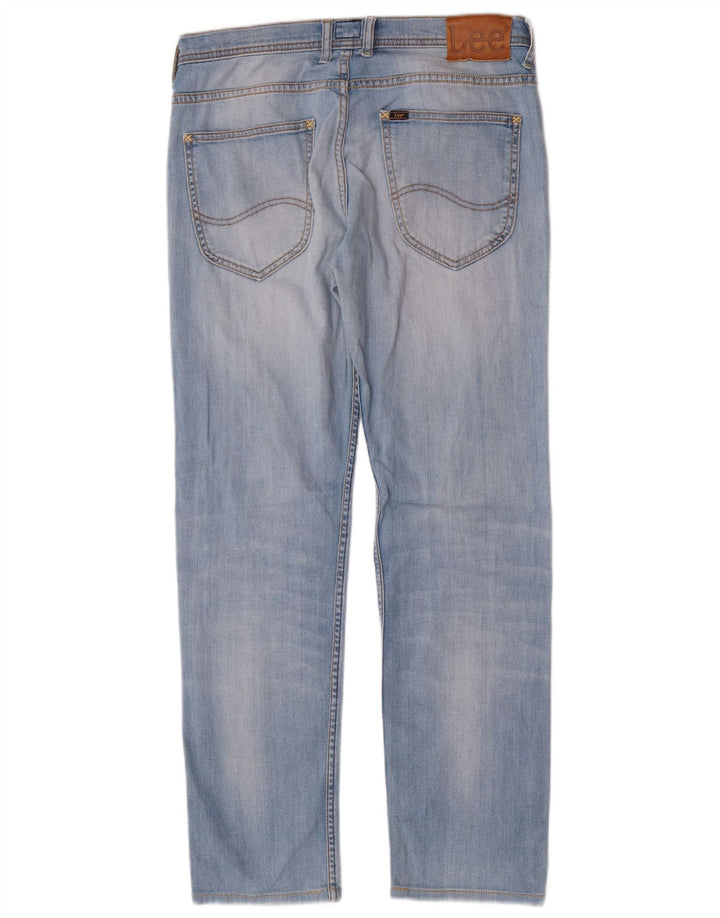 Lee Jean droit vieilli pour femme W30 L30 Bleu
