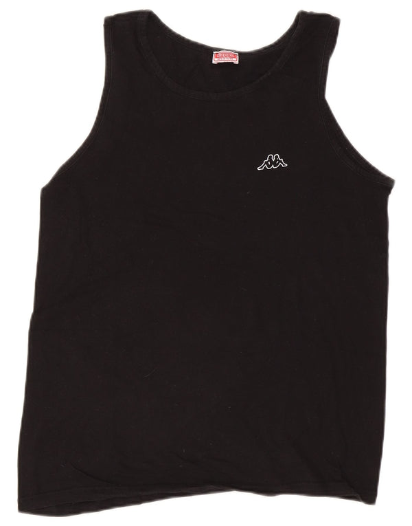 Kappa Débardeur Homme Noir Moyen