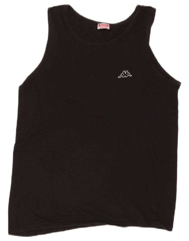 Kappa Débardeur Homme Noir Moyen