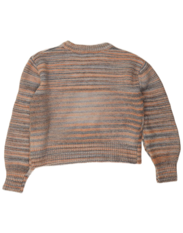 Marks & Spencer Pull court à col bateau pour femme UK 14 Medium Multicolo