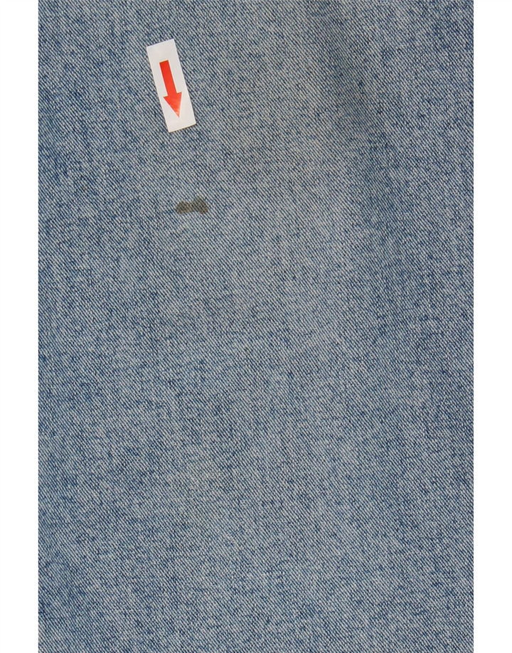 Gas Salopette Cargo Homme Jean Moyen W34 L31 Bleu Coton