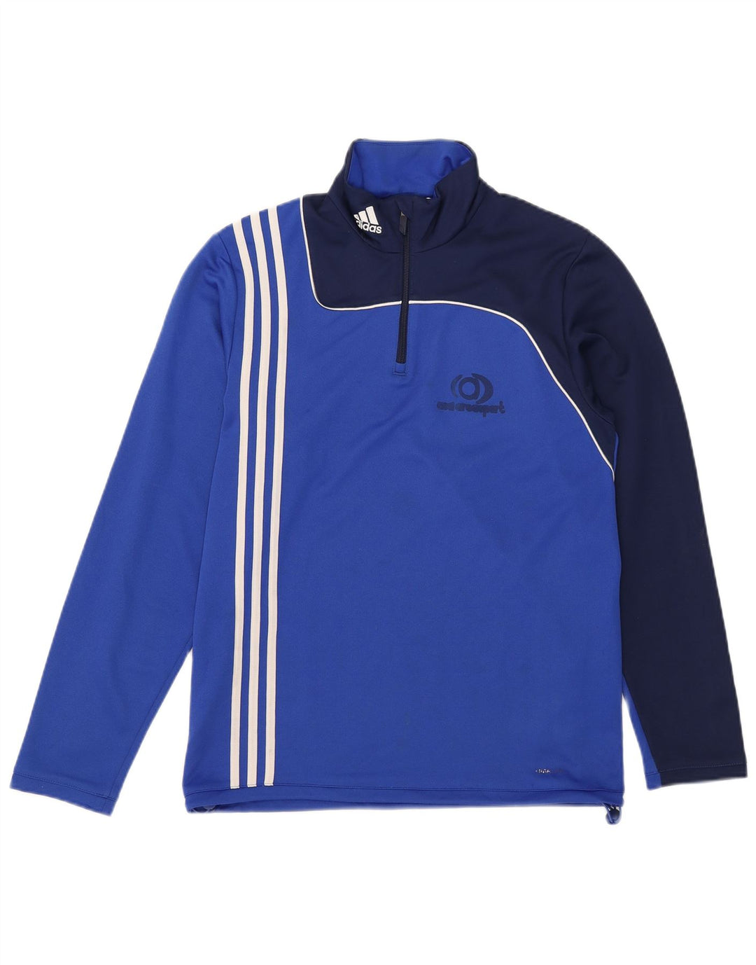 Adidas Haut de survêtement Climalite pour homme UK 38/40 Bleu moyen