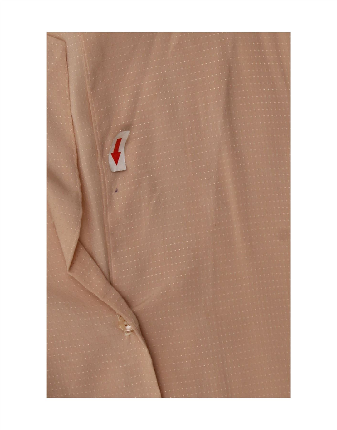 Chemisier chemise femme vintage UK 14 Beige moyen tacheté