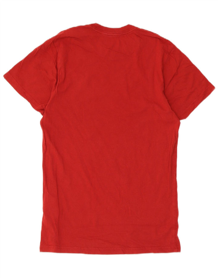Vans T-shirt graphique ajusté sur mesure pour hommes, petit coton rouge