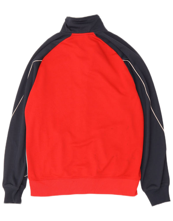 Arena Veste de Survêtement Graphique Homme Large Rouge Colorblock Coton