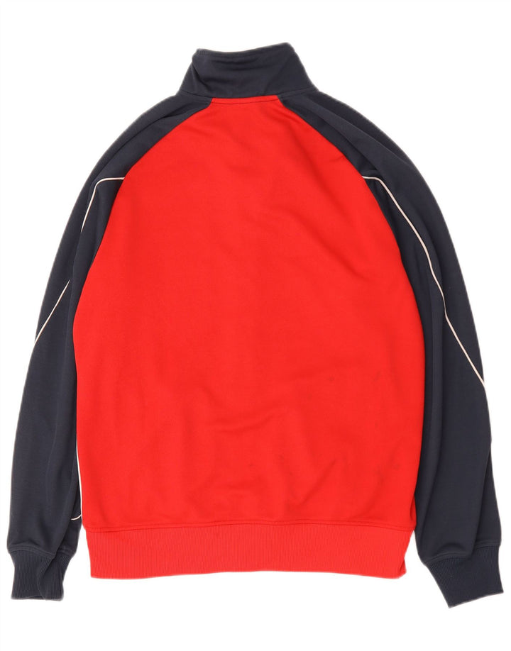 Arena Veste de Survêtement Graphique Homme Large Rouge Colorblock Coton