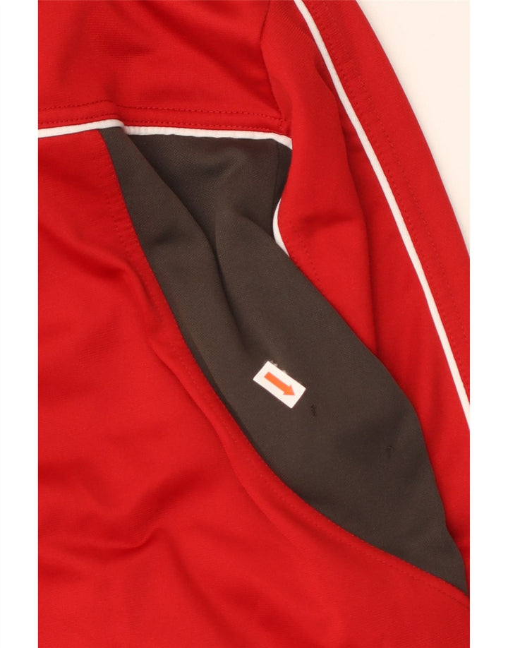 ASICS Veste de survêtement pour homme en polyester color block rouge moyen