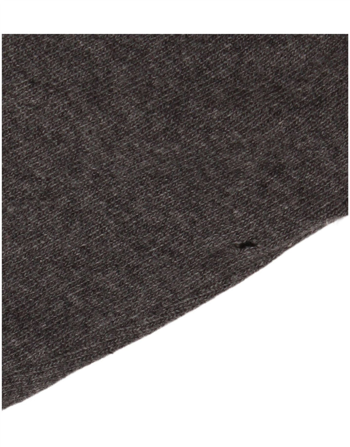 BARBOUR Pull à col châle pour garçon 15-16 ans 2XL Gris Fair Isle Wool