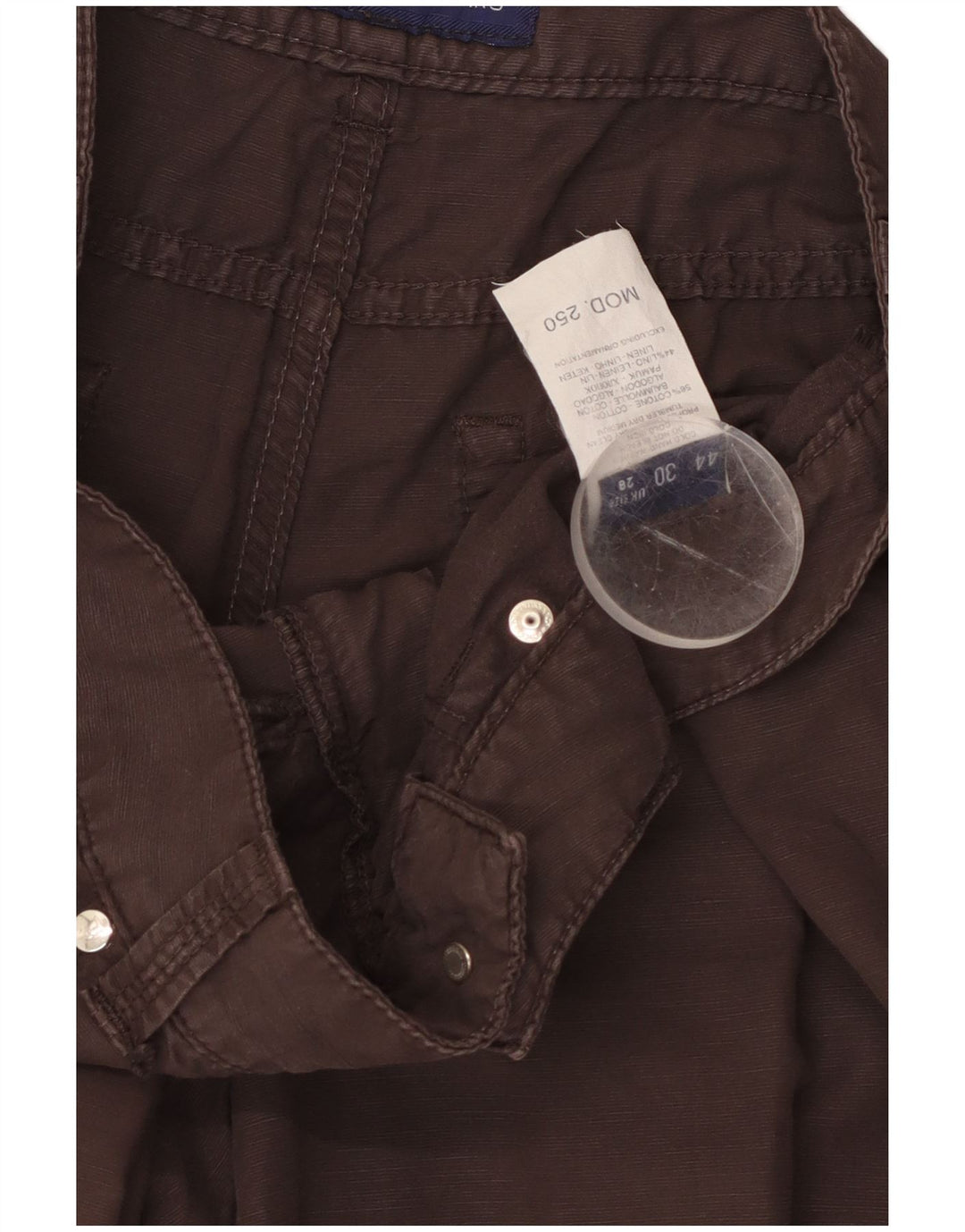 TRUSSARDI Bermuda Homme W28 Petit Marron Coton