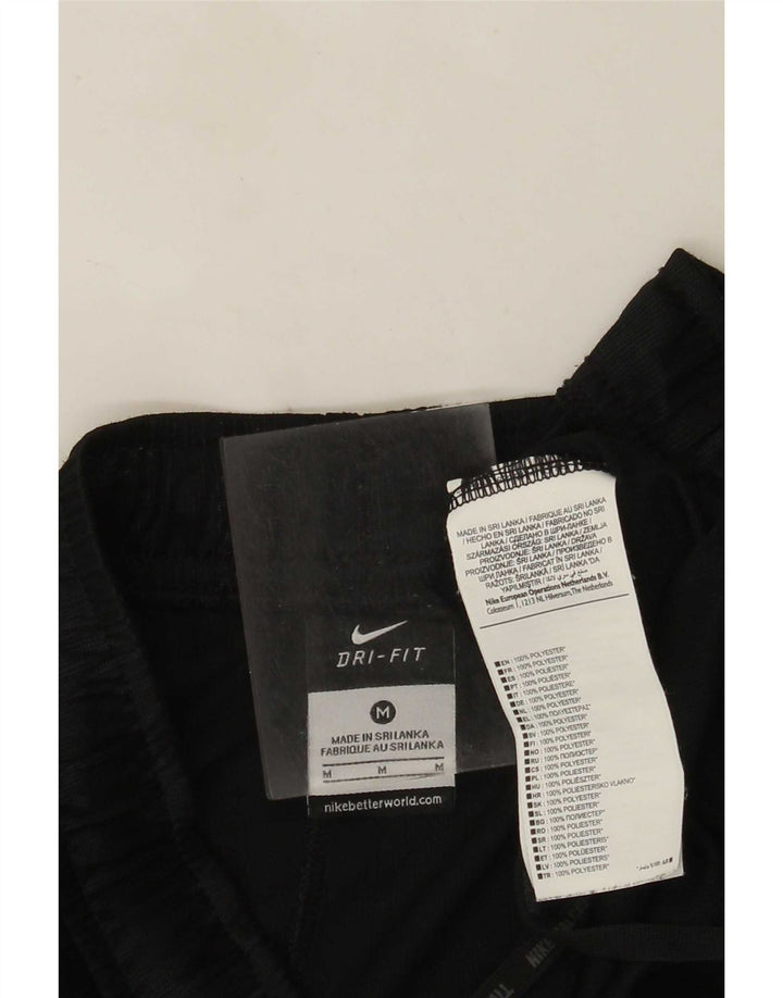 Nike Short de sport Dri Fit pour homme en polyester rayé noir moyen