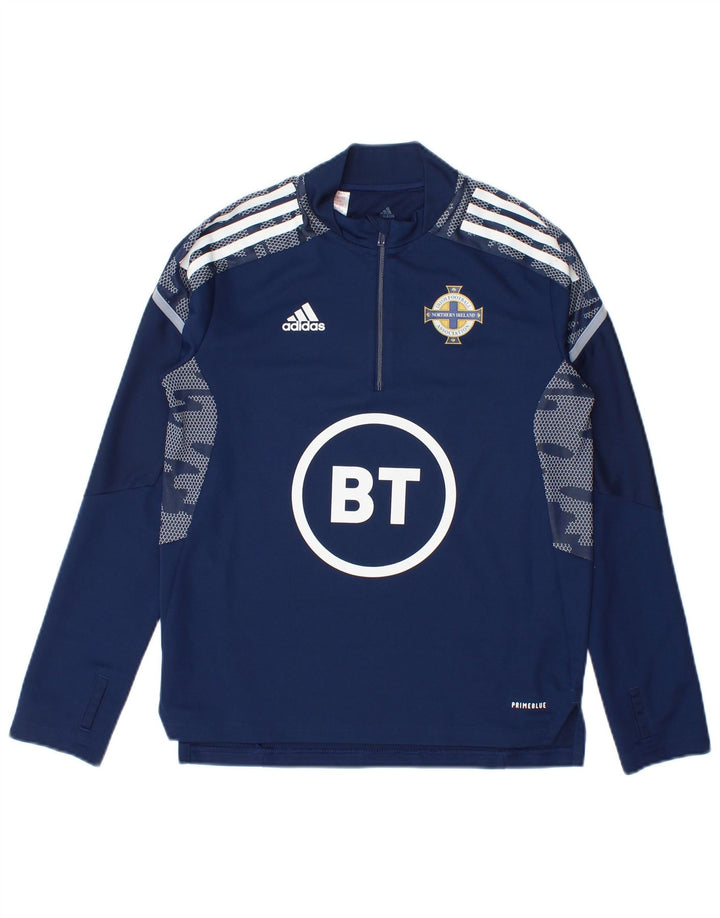 Adidas Garçon Graphic Top Manches Longues 11-12 ans Bleu Marine