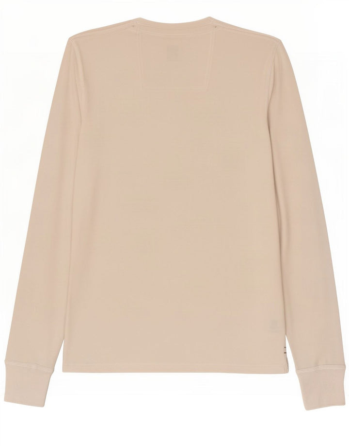 Fat Face Haut Homme Manches Longues Petit Coton Blanc
