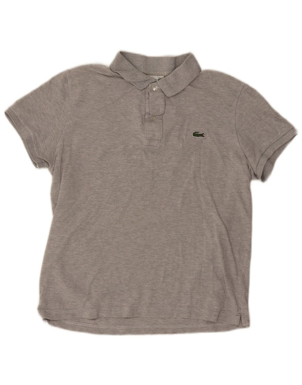 Lacoste Polo Slim Fit Homme Taille 4 Coton Gris Moyen