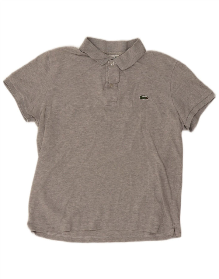 Lacoste Polo Slim Fit Homme Taille 4 Coton Gris Moyen