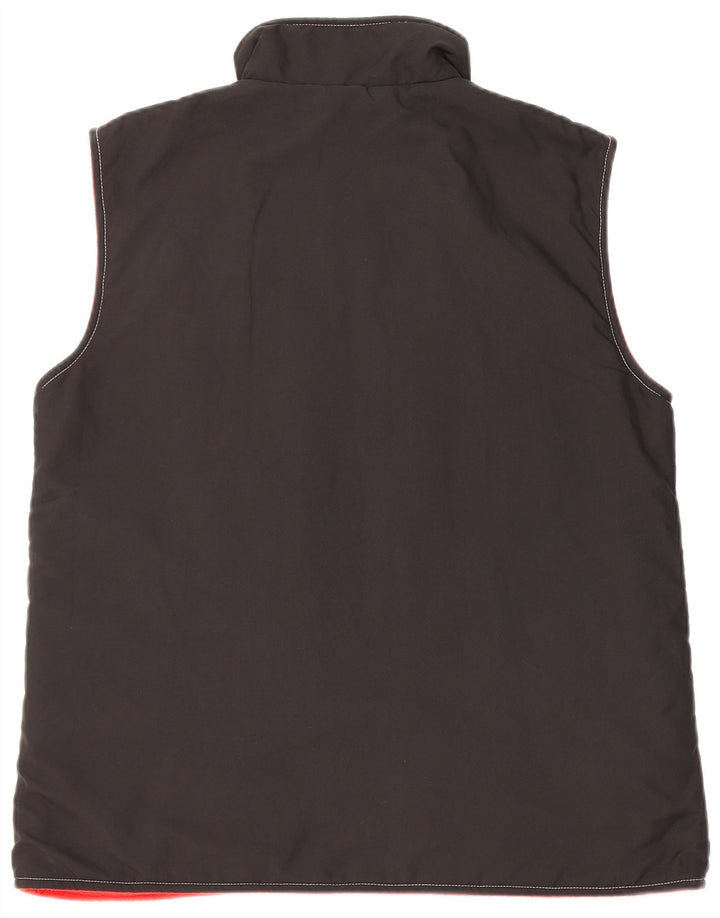 Lotto Gilet Réversible Homme UK 36 Petit Noir Colorblock Polyester