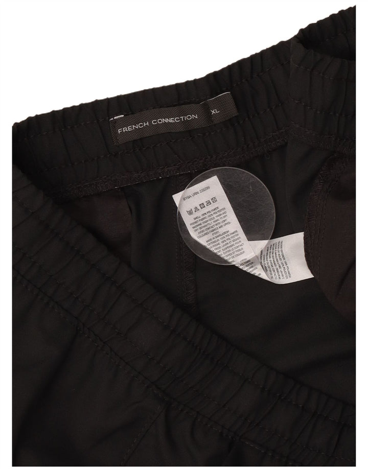 French Connection Pantalon Cargo Joggers Homme XL W38 L29 Gris Polyamide
